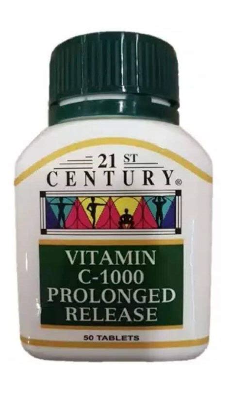 21ST CENTURY VIT C 1000 PROLONGED RELEASE 50 S EXP 10 2024 120 S