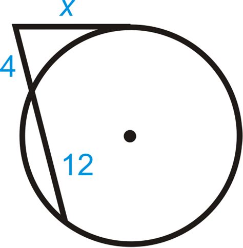 Segments From Secants And Tangents Read Geometry Ck 12 Foundation