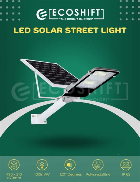 Traditional Led Solar Street Light Daylight 150 Watts Ecoshift Shopify