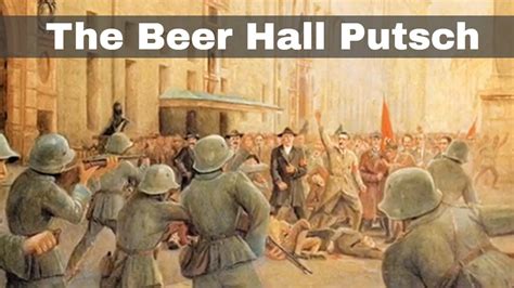 8th November 1923 Adolf Hitler Leads The Beer Hall Putsch In Munich