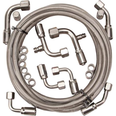 Gotta Show 343100 Braided Stainless Steel A C Hose Kit