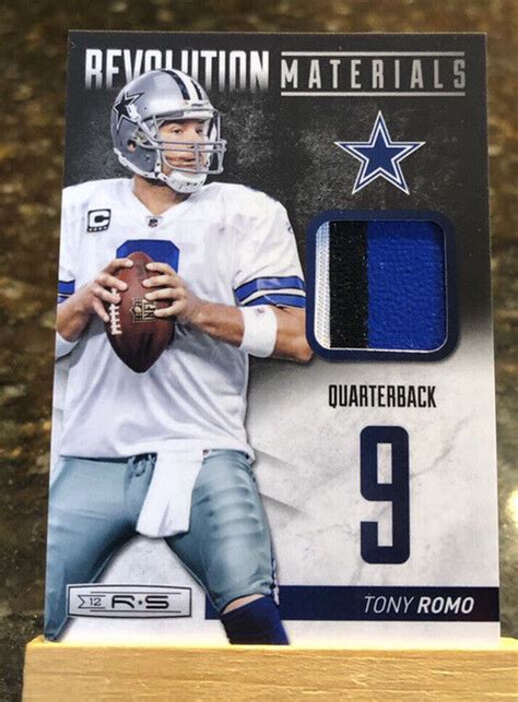 Rookies Stars Revolution Materials Tony Romo Game Used Patch