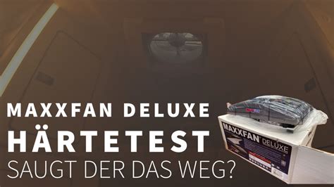 Camping Dachl Fter Maxxfan Deluxe Im Ford Nugget H Rtetest Mit