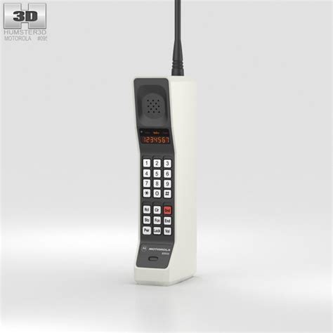 Motorola DynaTAC 8000X 3D model - Electronics on Hum3D