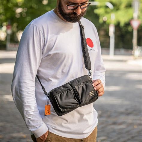 Porter Yoshida Tanker Shoulder Bag Economy Black Men S Fashion