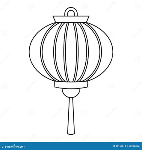 Chinese Paper Lantern Coloring Pages Sketch Coloring Page