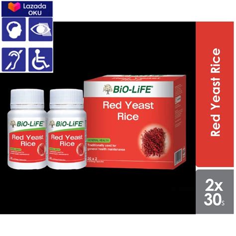 Bio Life Biolife Red Yeast Rice 30sx2 Exp 062023 Lazada