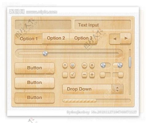 木质UI设计图片素材 编号15879690 图行天下