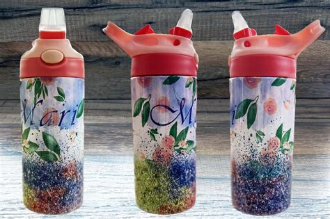 Personalized Kids Tumbler Sippy Cup Flip Top 12 Oz Free Etsy