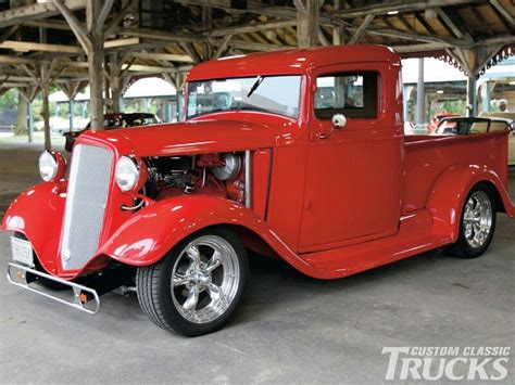 1935 Chevy Truck Custom Pickup Trucks Old Pickup Trucks Classic