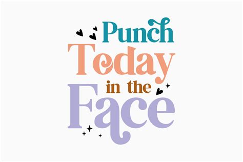 Retro Sarcastic Quote Svg Punch Today In Graphic By Svg Box Creative