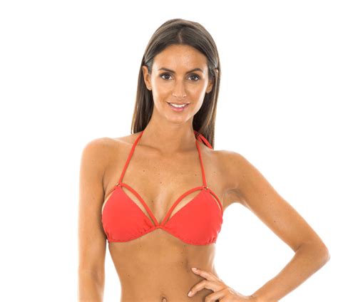 Rio De Sol Strappy Top Soutien Tiras Trio Red At Dias Para Trocar