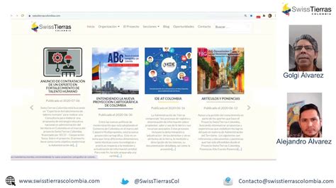 En Vivo Conozca La Nueva Pagina Web De Swisstierras Colombia YouTube