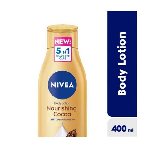 Nivea 5 In 1 Complete Care Nourishing Cocoa Body Lotion With Cocoa Butter And Vitamin E 400ml