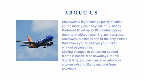 PPT Southwest Flight Change Policy PowerPoint Presentation Free