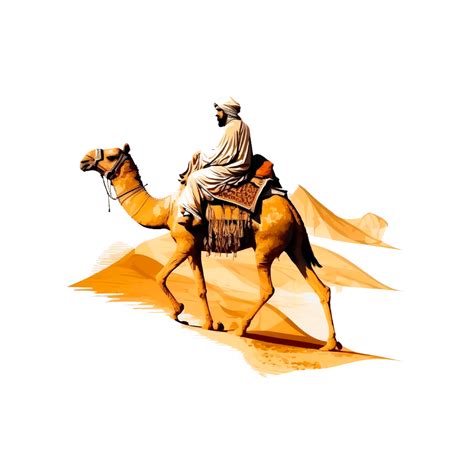 Camel riding png generative ai 24597851 PNG