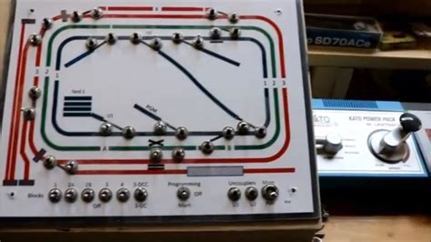 Model Railroad Control Panel in 2024 | Ho train layouts, Model railroad ...