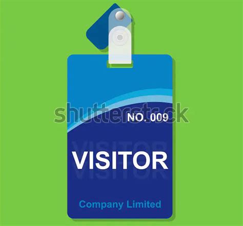 Visitor Id Card Templates Free And Premium 25 Templates