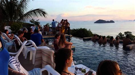 Sunset At Amsterdam Bar Koh Phangan Thailand Youtube