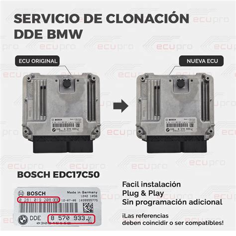 BOSCH 0281017517 EDC17C50 BMW DDE 8512043 Ecupro España