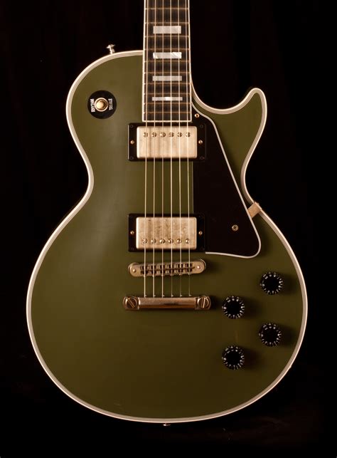 Gibson Custom Shop Les Paul Custom Limited 2017 Olive Green Guitar For