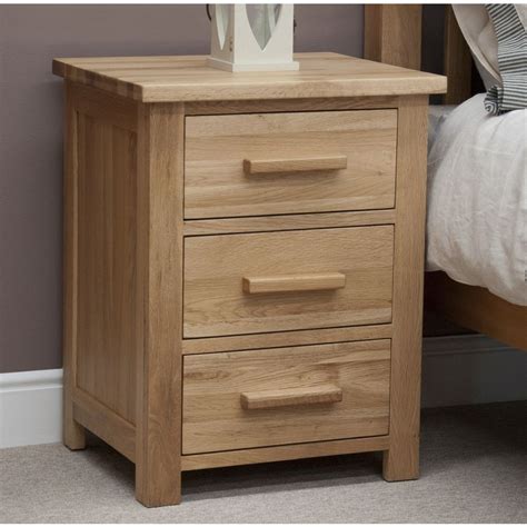 Opus Solid Oak Furniture Bedside Cabinet Free Delivery