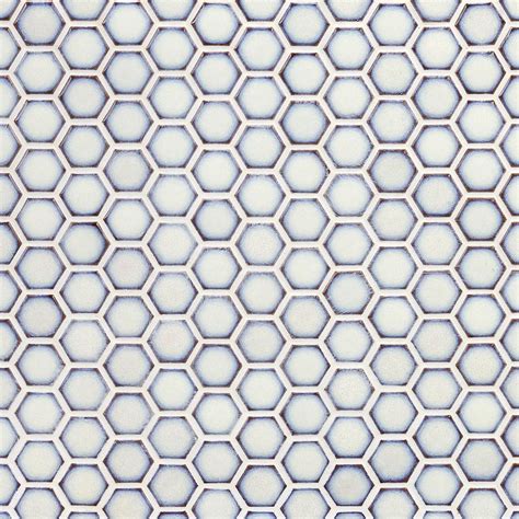 Ivy Hill Tile Bliss Edged Hexagon Plum 12 In X 12 In X 10 Mm Polished