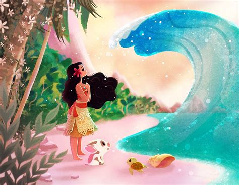 "Ocean is Calling" New drawing for #Disney #WonderGroundGallery 2017 # ...