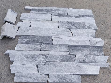 Cloudy Grey Quartzite Ledge Stone Veneer China Natural Stone