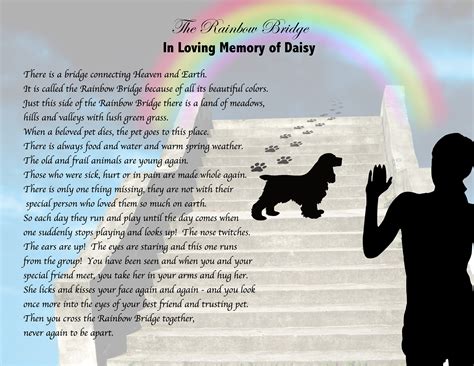 Rainbow Bridge For Dogs Printable - Printable