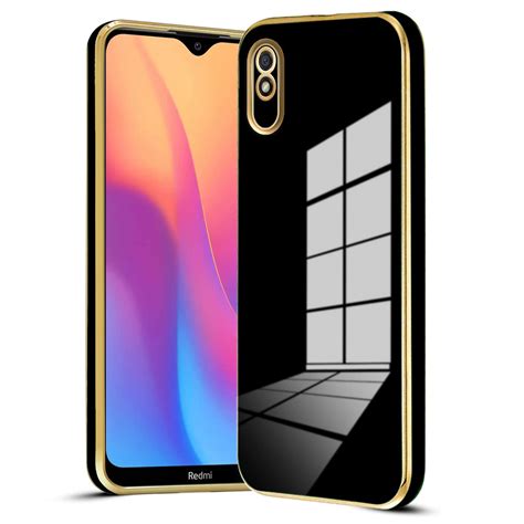 Alfa Urban D Chrome Back Cover Case For Redmi A Redmi I Gold