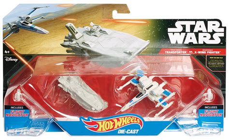 Hot Wheels Star Wars The Force Awakens First Order Transporter Vs X