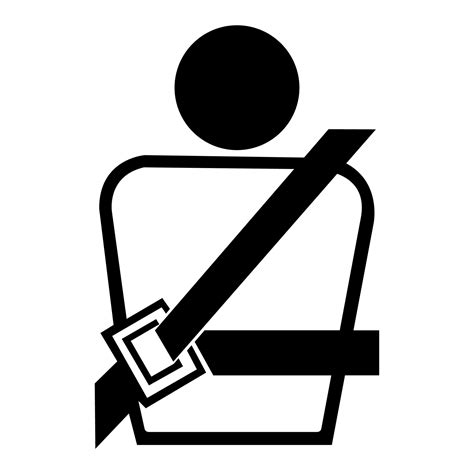 PPE Icon.Wearing a seat belt Symbol Sign Isolate On White Background ...