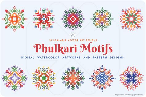 Phulkari Motifs Atelier Yuwaciaojp