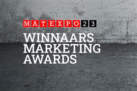 Winnaars Matexpo Marketing Awards