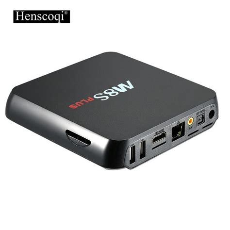 Henscoqi M S Plus Android Tv Box Amlogic S Quad Core G Ddr G Emmc