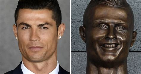 People Can't Stop Laughing At This Airport's Cristiano Ronaldo Statue