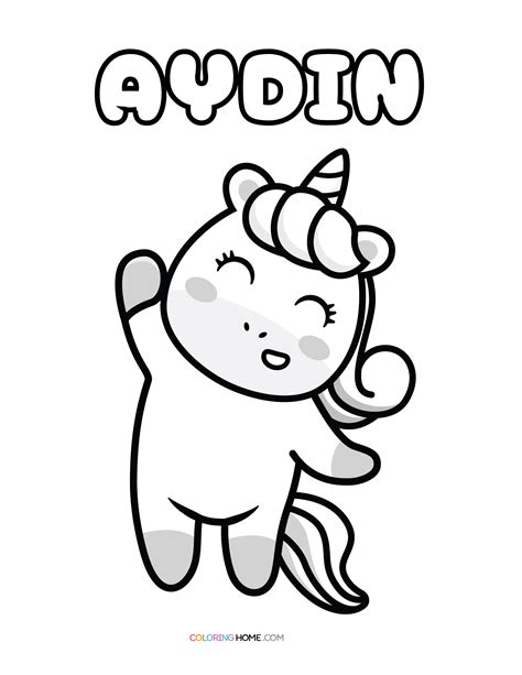 Aydin Name Coloring Pages Coloring Nation