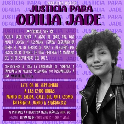 Con Huellas De Tortura Y Disparos Fue Hallada Muerta Odilia Jade Una