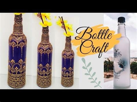 How To Paint Bottle With D Outliner Easy Bottle Painting For