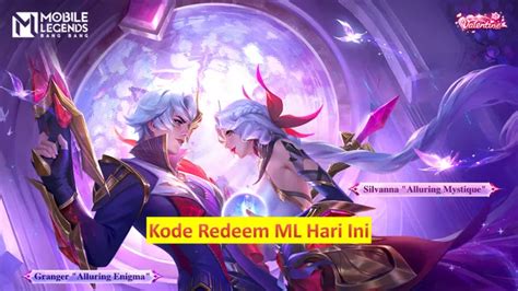 Kode Redeem Ml Hari Ini Kamis Maret Tebus Diamond Dan Skin