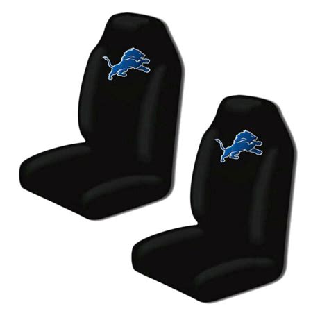 New Northwest Detroit Lions High Back Seat Covers Universal Fit 2 Pc Ebay