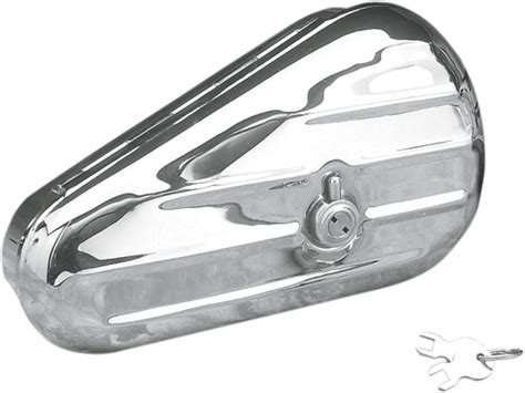 Drag Specialties Left Chrome Teardrop Toolbox Harley Touring Sportster