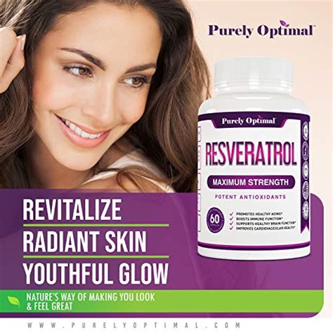 Purely Optimal Premium Resveratrol Supplement Mg Max Strength