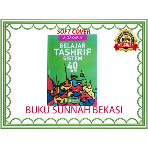 Jual Belajar Tashrif Sistem 40 Jam Ibnu Azka Press Tashrif 40 Jam