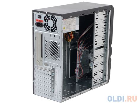 Корпус 3Cott 4004, ATX, 450Вт, черный , ДхШхВ: 418*180*415мм, мат.плата ...