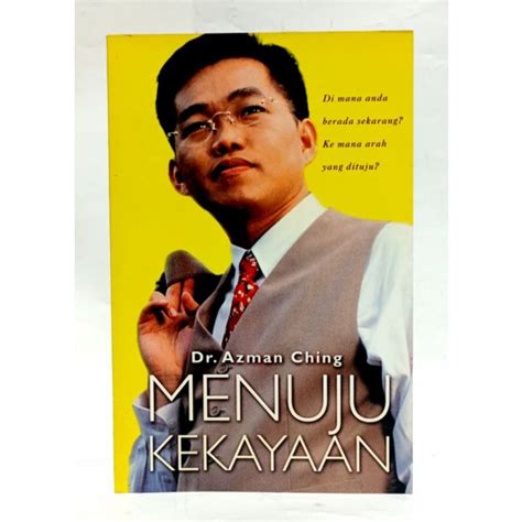 Jual Menuju Kekayaan DR Azman Ching Shopee Indonesia