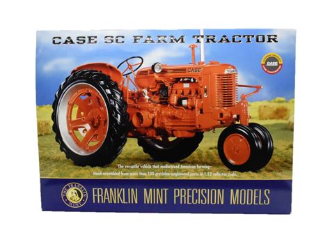 1/12 Case SC Tractor With Narrow Front Franklin Mint Precision Model ...