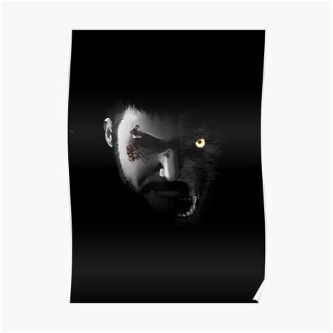 Chris Redfield Poster For Sale By Fakerpart Redbubble