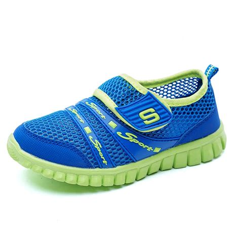 Mesh Children's Sports Shoes Soft Bottom Non slip Children Lightning Breathable Boys Kids ...